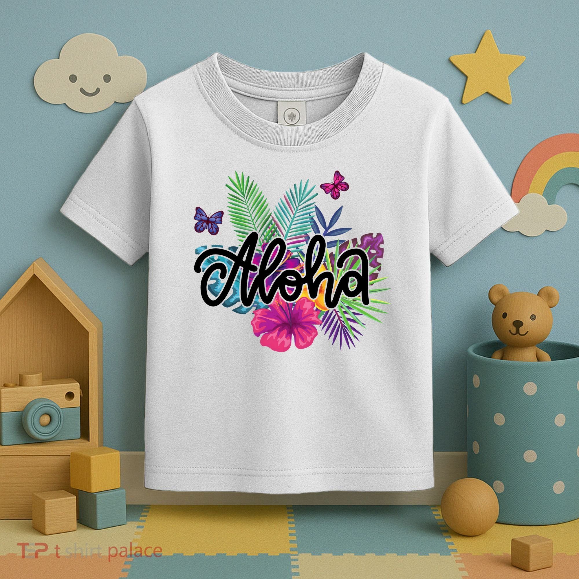 Aloha Hawaii Tropical Beach Toddler T-Shirt