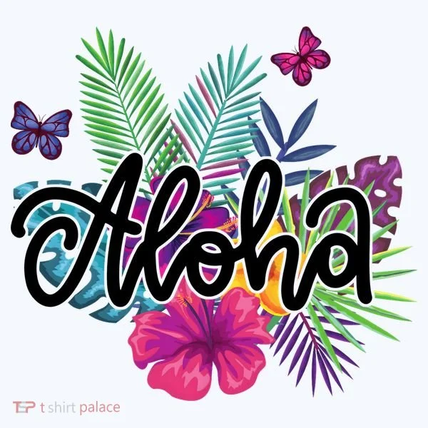 Aloha Hawaii Tropical Beach Women's T-Shirt