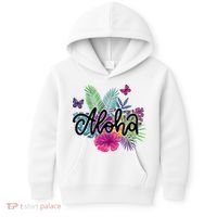 Aloha Hawaii Tropical Beach Kids Hoodie thumb 0