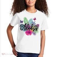Aloha Hawaii Tropical Beach Kids T-Shirt thumb 2