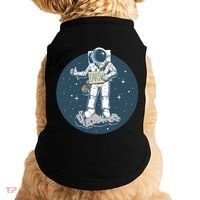 Astronaut Hitchhiking To Earth Doggie Tank thumb 0