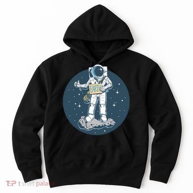 Astronaut Hitchhiking To Earth Hoodie