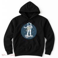Astronaut Hitchhiking To Earth Hoodie thumb 0