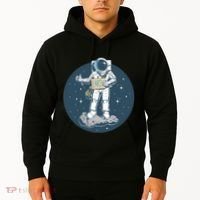 Astronaut Hitchhiking To Earth Hoodie thumb 2