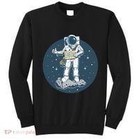 Astronaut Hitchhiking To Earth Sweatshirt thumb 0