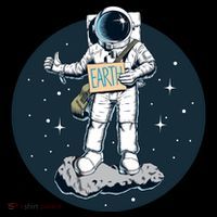 Astronaut Hitchhiking To Earth Coffee Mug thumb 5
