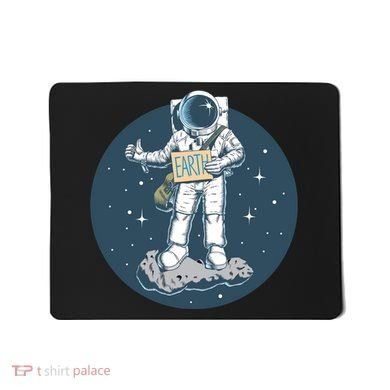 Astronaut Hitchhiking To Earth Mousepad