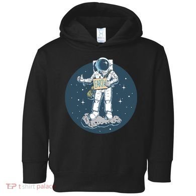 Astronaut Hitchhiking To Earth Toddler Hoodie