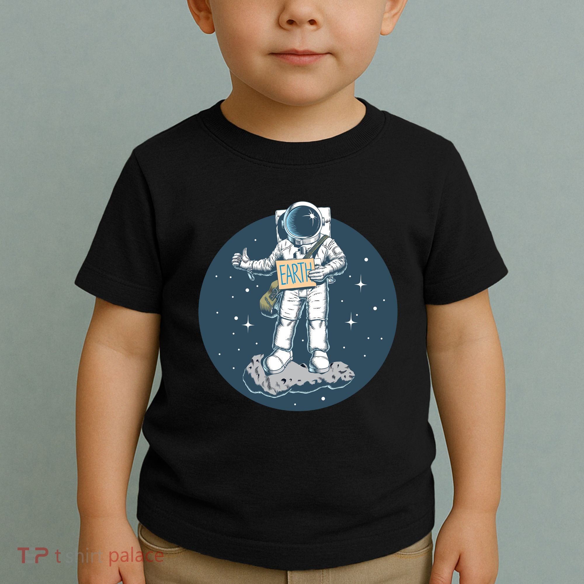 Astronaut Hitchhiking To Earth Toddler T-Shirt