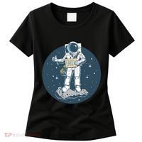 Astronaut Hitchhiking To Earth Women's T-Shirt thumb 0