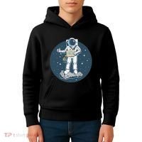 Astronaut Hitchhiking To Earth Kids Hoodie thumb 4