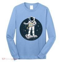 Astronaut Hitchhiking To Earth Long Sleeve Shirt thumb 0
