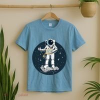 Astronaut Hitchhiking To Earth T-Shirt thumb 2