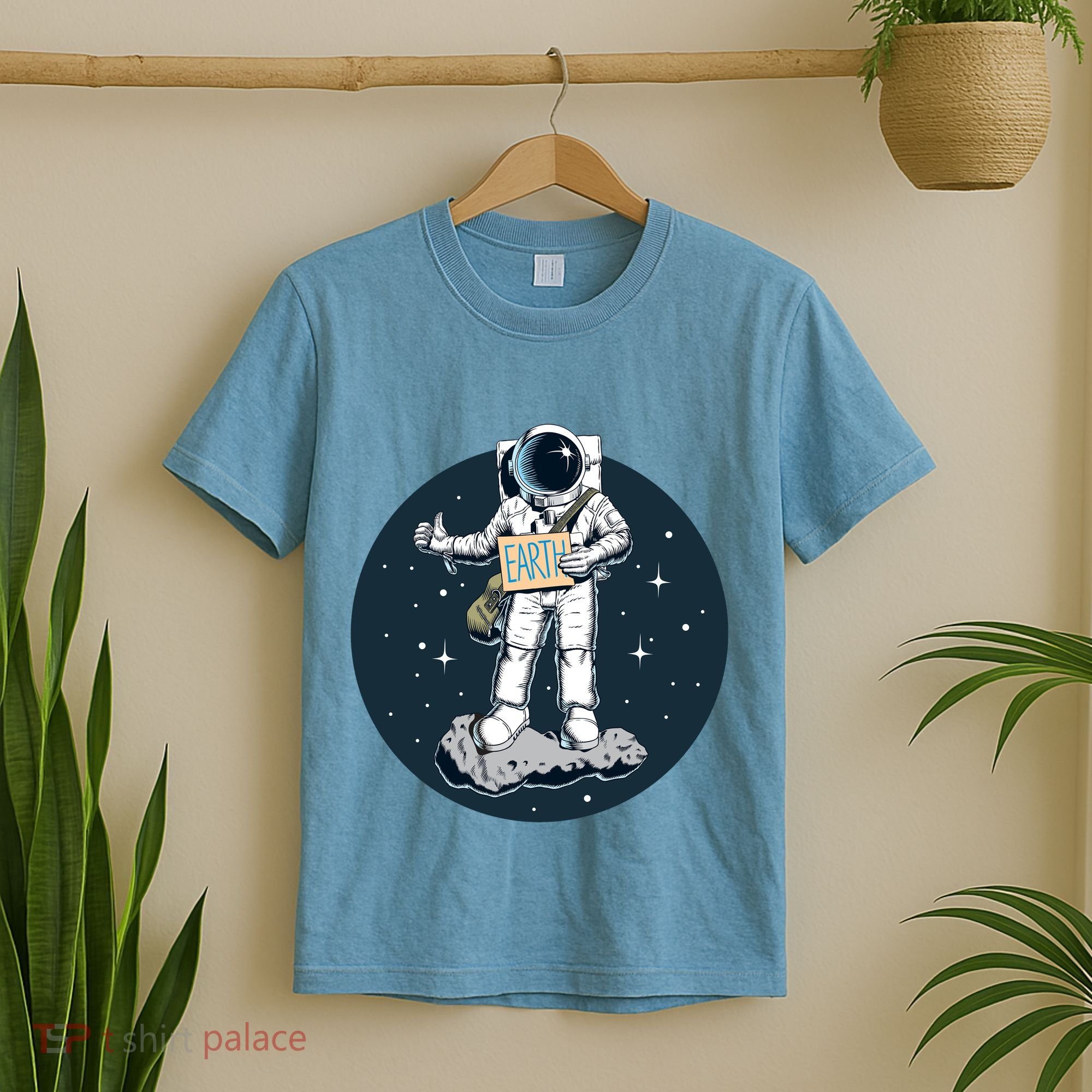 Astronaut Hitchhiking To Earth T-Shirt
