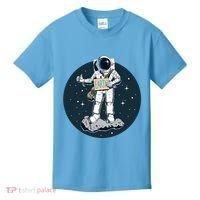 Astronaut Hitchhiking To Earth Kids T-Shirt thumb 0