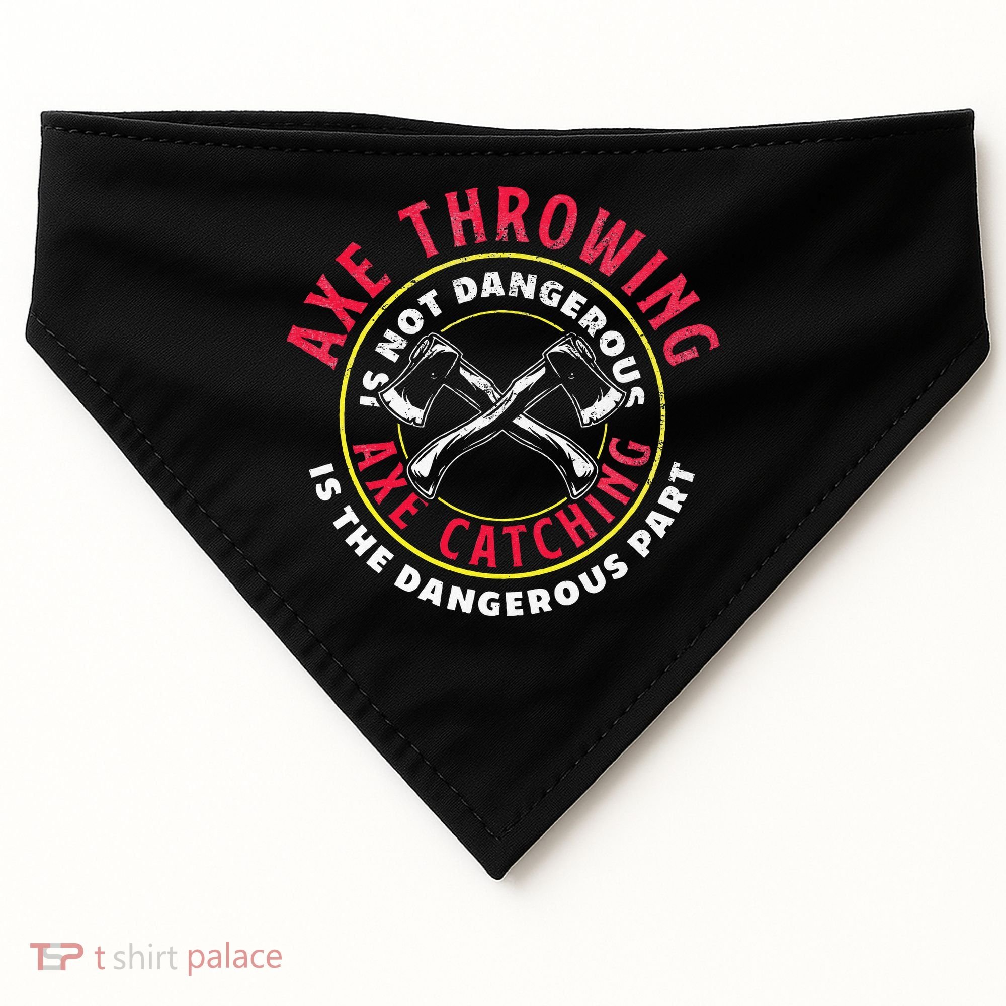 Axe Hatchet Throwing Ax Thrower Axe Catching USA-Made Doggie Bandana