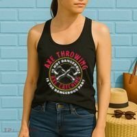 Axe Hatchet Throwing Ax Thrower Axe Catching Women's Tank Top thumb 2