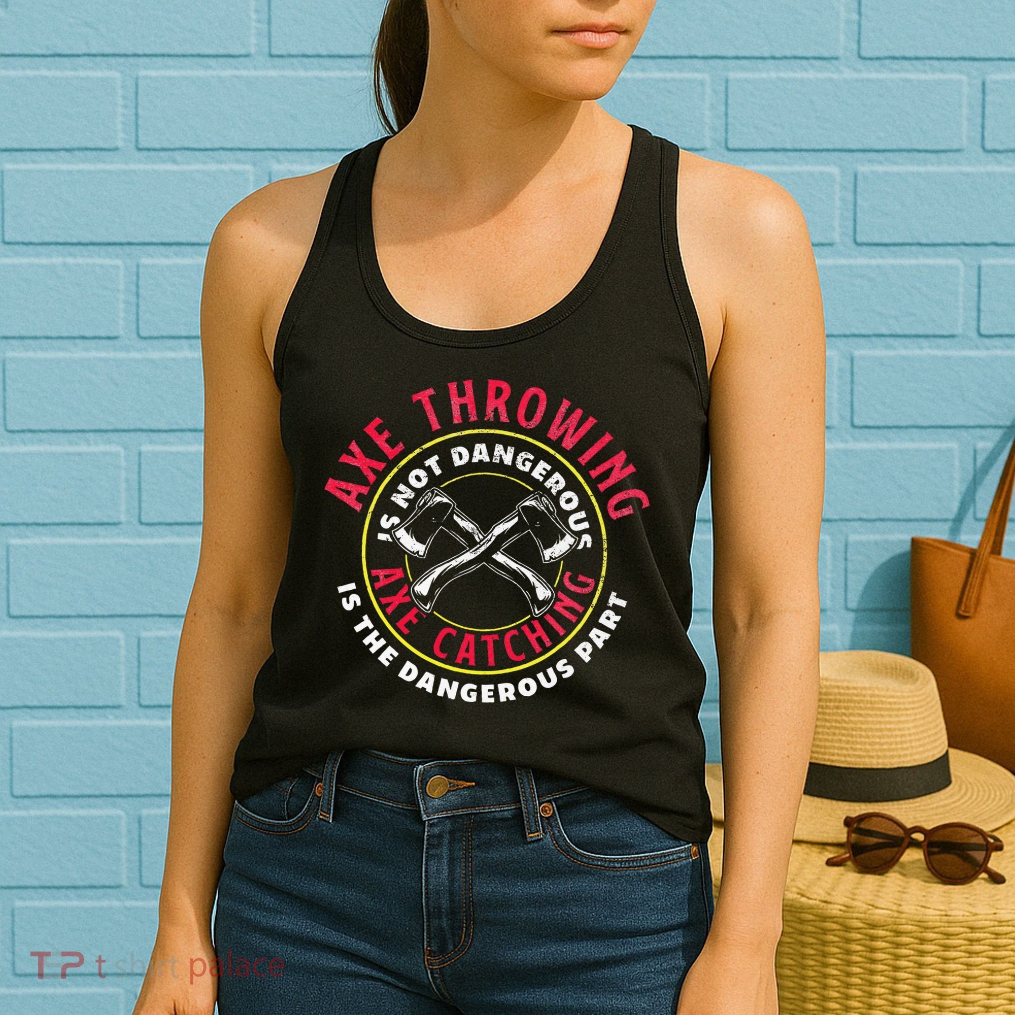 Axe Hatchet Throwing Ax Thrower Axe Catching Women's Tank Top