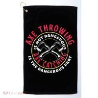Axe Hatchet Throwing Ax Thrower Axe Catching Golf Towel thumb 0