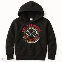 Axe Hatchet Throwing Ax Thrower Axe Catching Kids Hoodie thumb 0