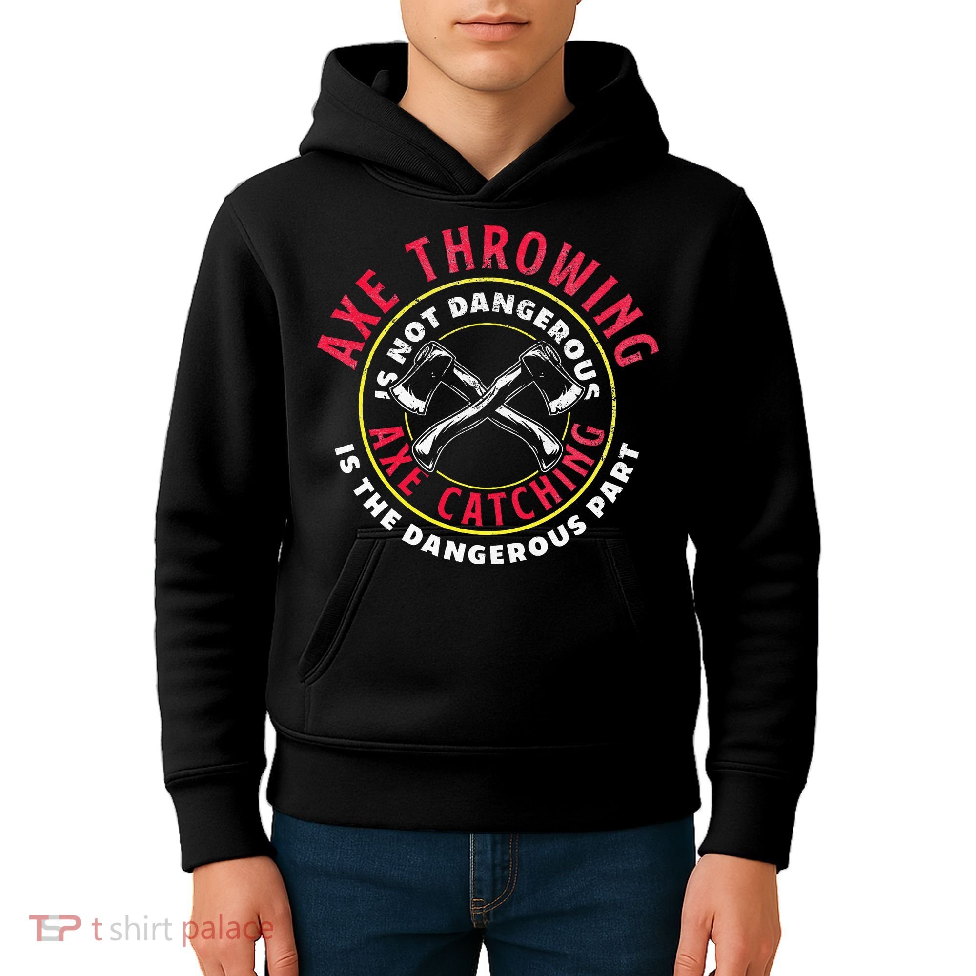 Axe Hatchet Throwing Ax Thrower Axe Catching Kids Hoodie