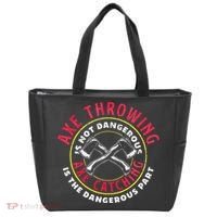 Axe Hatchet Throwing Ax Thrower Axe Catching Tote Bag thumb 0
