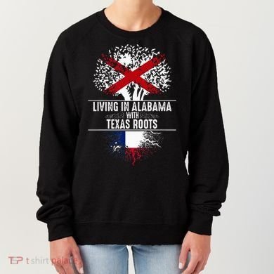 Alabama Home Texas Roots State Tree Flag Love Gift Women's Sweatshirt