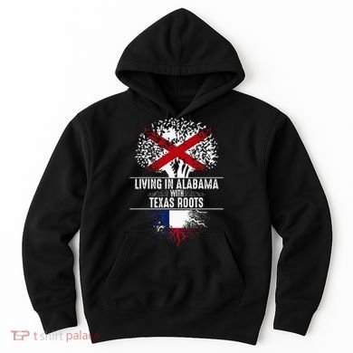 Alabama Home Texas Roots State Tree Flag Love Gift Hoodie