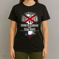 Alabama Home Texas Roots State Tree Flag Love Gift T-Shirt thumb 4