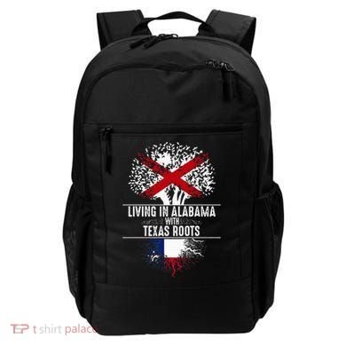 Alabama Home Texas Roots State Tree Flag Love Gift Backpack