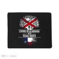 Alabama Home Texas Roots State Tree Flag Love Gift Mousepad thumb 0