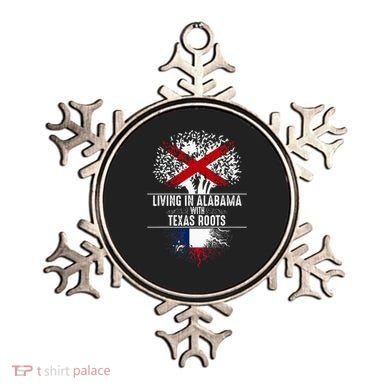 Alabama Home Texas Roots State Tree Flag Love Gift Ornament