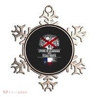 Alabama Home Texas Roots State Tree Flag Love Gift Ornament thumb 0