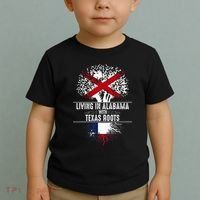 Alabama Home Texas Roots State Tree Flag Love Gift Toddler T-Shirt thumb 2