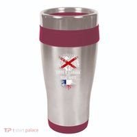 Alabama Home Texas Roots State Tree Flag Love Gift 16oz Travel Tumbler thumb 0