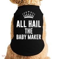 All Hail The Baby Maker Women's Mother's Day Doggie Tank thumb 0
