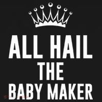All Hail The Baby Maker Women's Mother's Day Coaster thumb 2