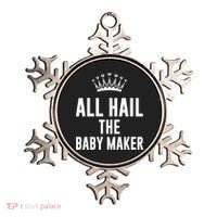 All Hail The Baby Maker Women's Mother's Day Ornament thumb 0