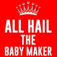 All Hail The Baby Maker Women's Mother's Day Santa Hat thumb 1