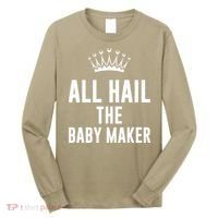 All Hail The Baby Maker Women's Mother's Day Long Sleeve Shirt thumb 0