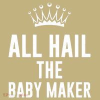 All Hail The Baby Maker Women's Mother's Day Mousepad thumb 1