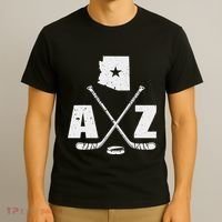 Az Hockey The State Of Arizona Ice Hockey T-Shirt thumb 3