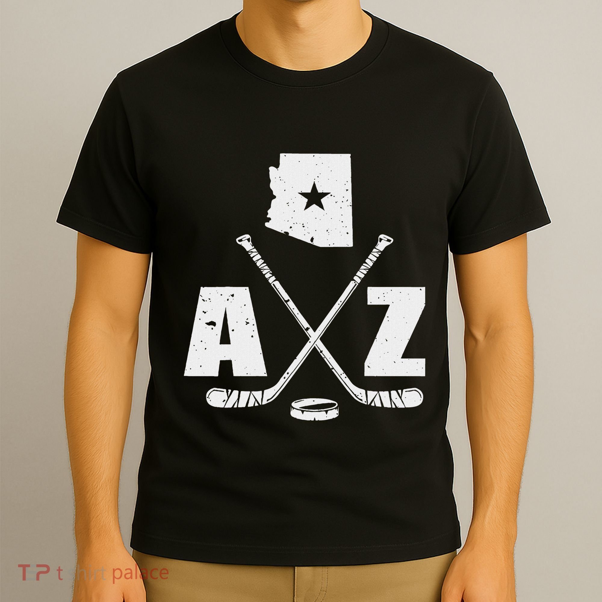 Az Hockey The State Of Arizona Ice Hockey T-Shirt