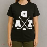 Az Hockey The State Of Arizona Ice Hockey T-Shirt thumb 4