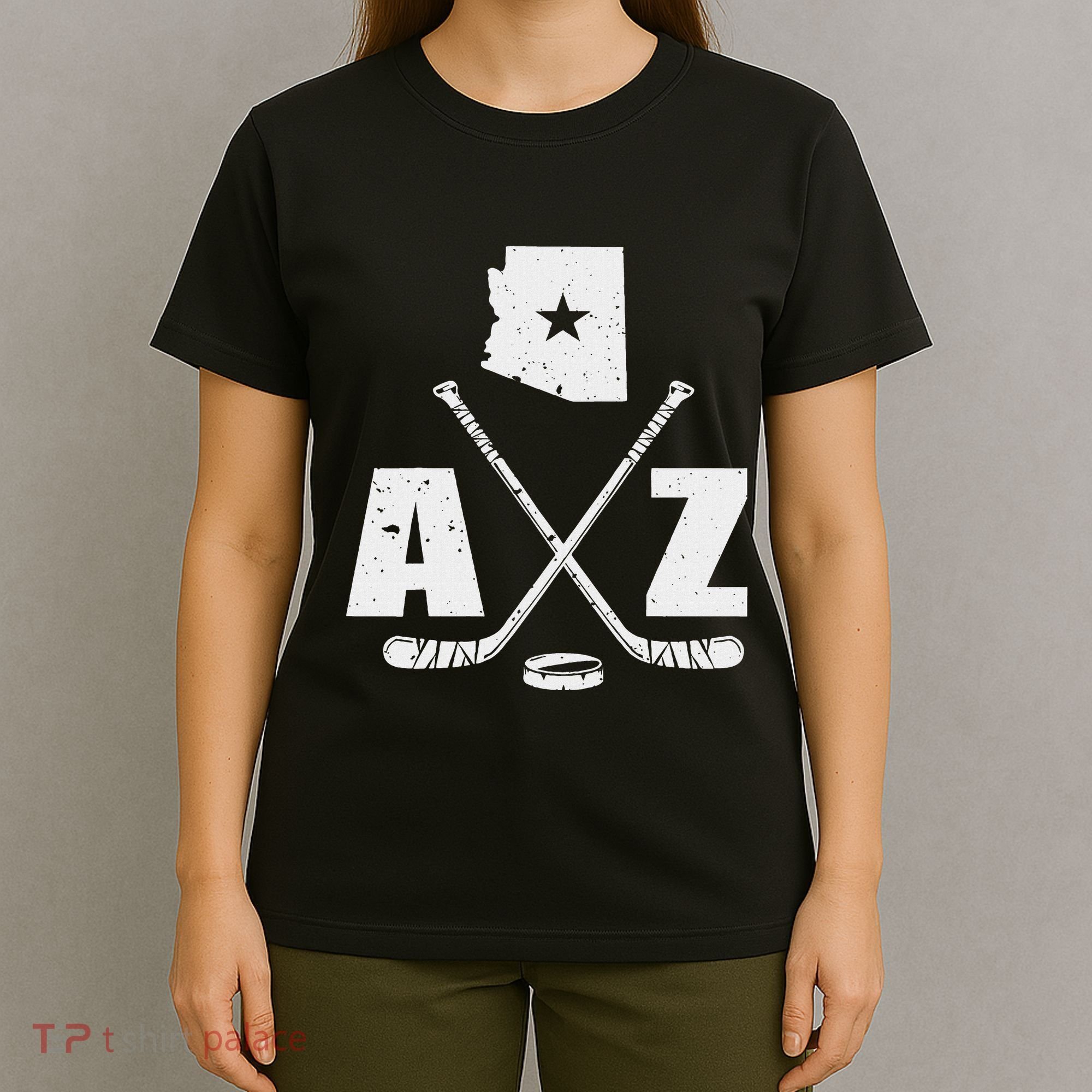 Az Hockey The State Of Arizona Ice Hockey T-Shirt