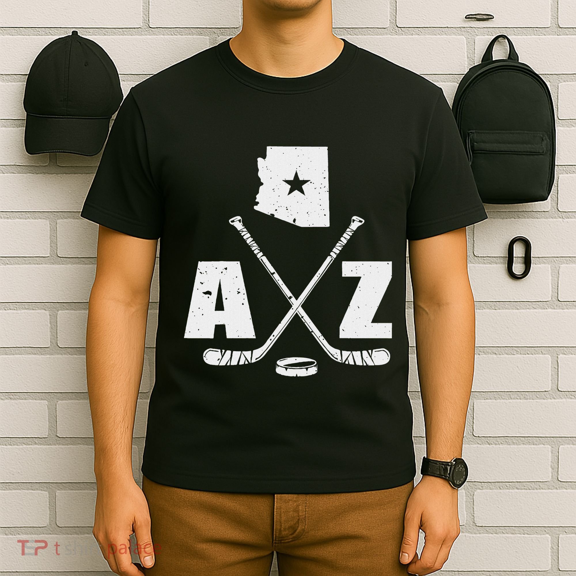 Az Hockey The State Of Arizona Ice Hockey T-Shirt
