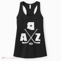 Az Hockey The State Of Arizona Ice Hockey Women's Tank Top thumb 0