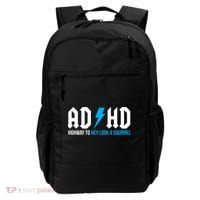 Adhd Highway To Hey Look A Squirrel Funny Adhd Funny Gift Backpack thumb 0