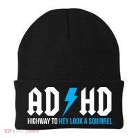 Adhd Highway To Hey Look A Squirrel Funny Adhd Funny Gift Beanie thumb 0