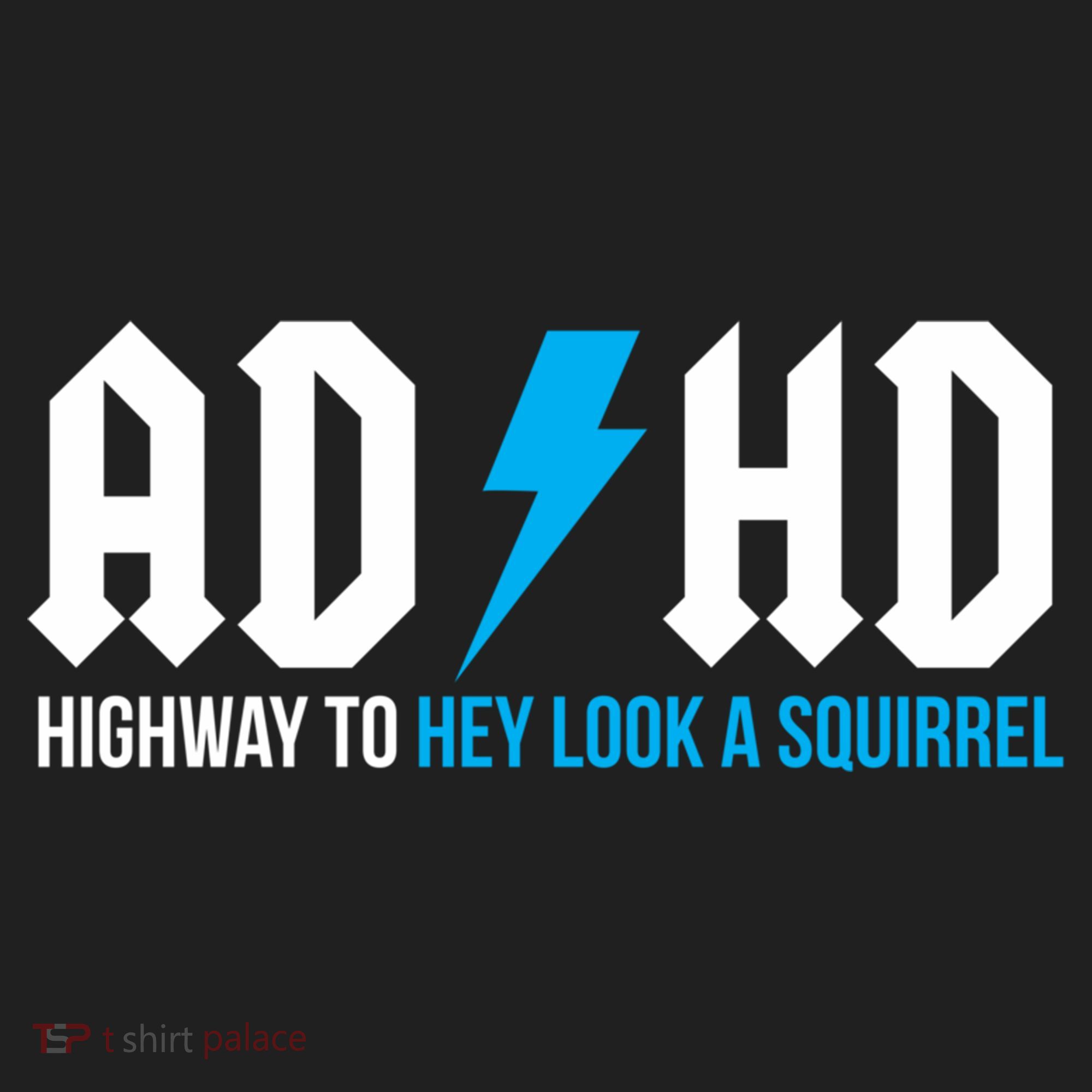 Adhd Highway To Hey Look A Squirrel Funny Adhd Funny Gift Beanie